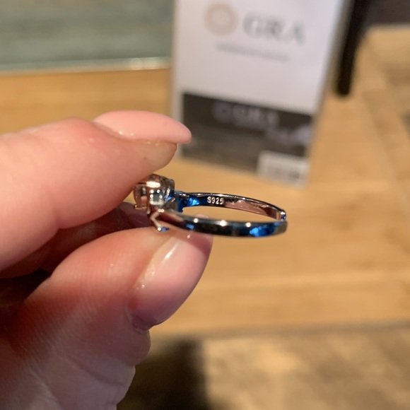 #101 0.5 ct Moissanite lotus toe ring - Picture 6 of 6